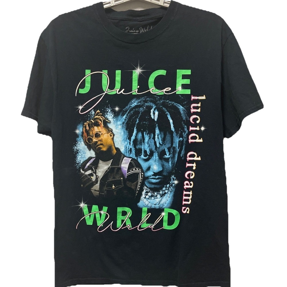 Juice Wrld Lucid Dreams Men's Medium Black Tshirt 100% Cotton